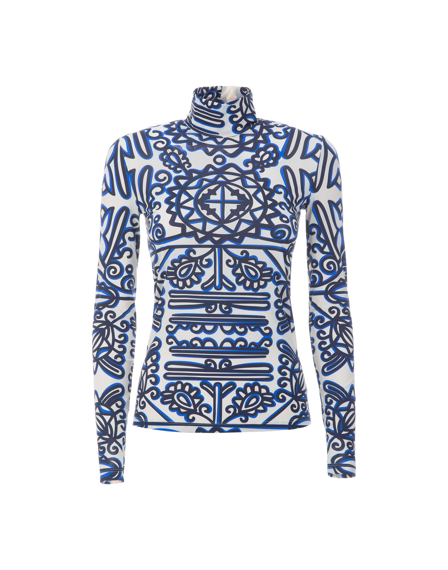 LaDoubleJ Turtleneck Parnaveg Blu SHI0030JER005PRN0002