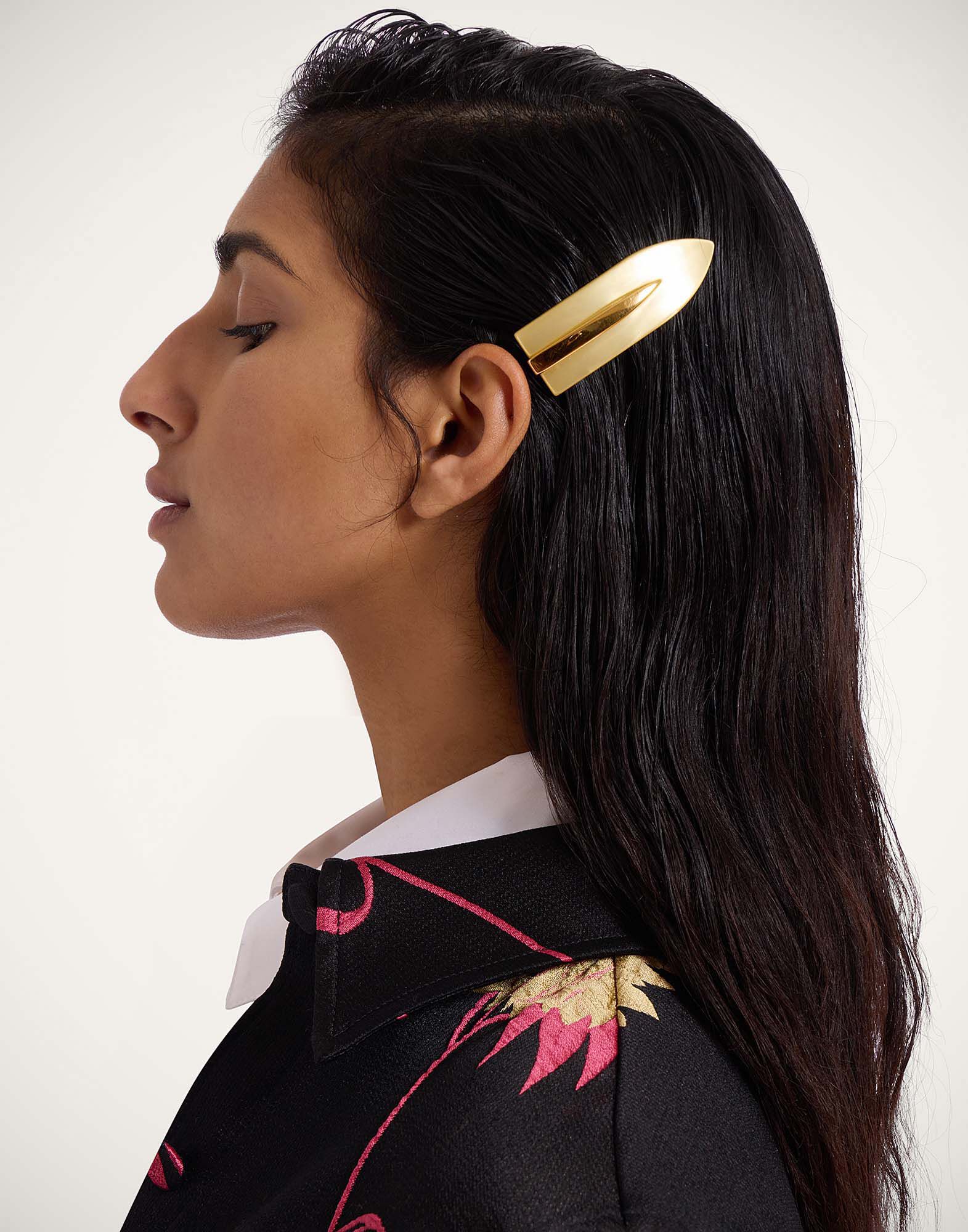 La DoubleJ Salon Clip Solid Light Yellow CLI0002POL008SOLIDYE01