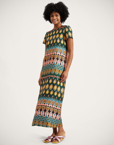 Swing Dress in Rio Verde for Women | La DoubleJ US