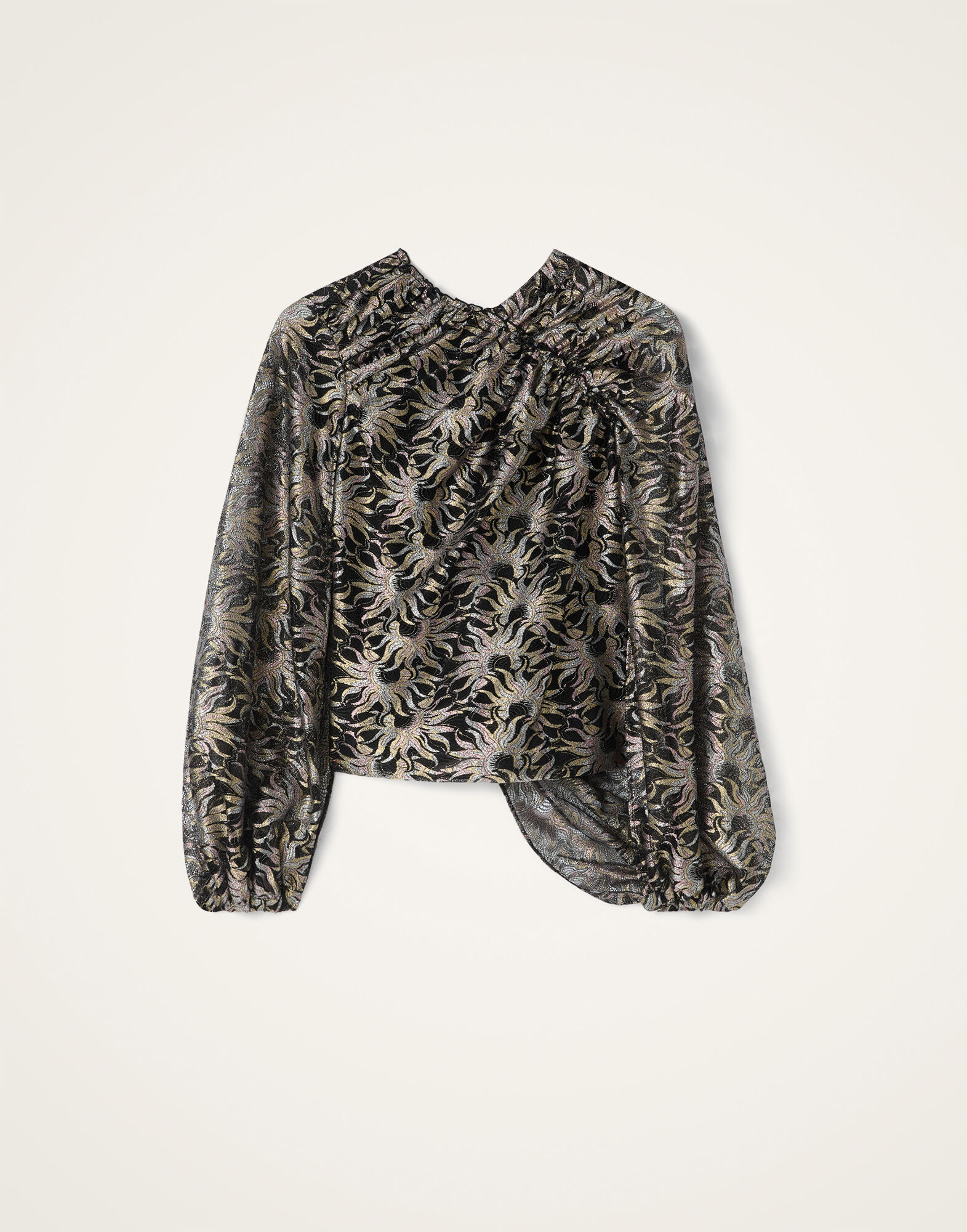 La DoubleJ Brigid Top Sun Black TOP0228LAC015SUN03BL01
