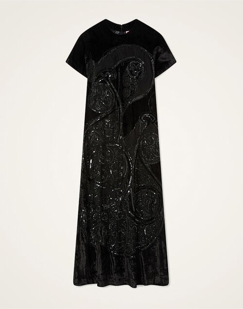 La DoubleJ Super Swing Dress Alchemy Black DRE1155VEL023ALC10BL01