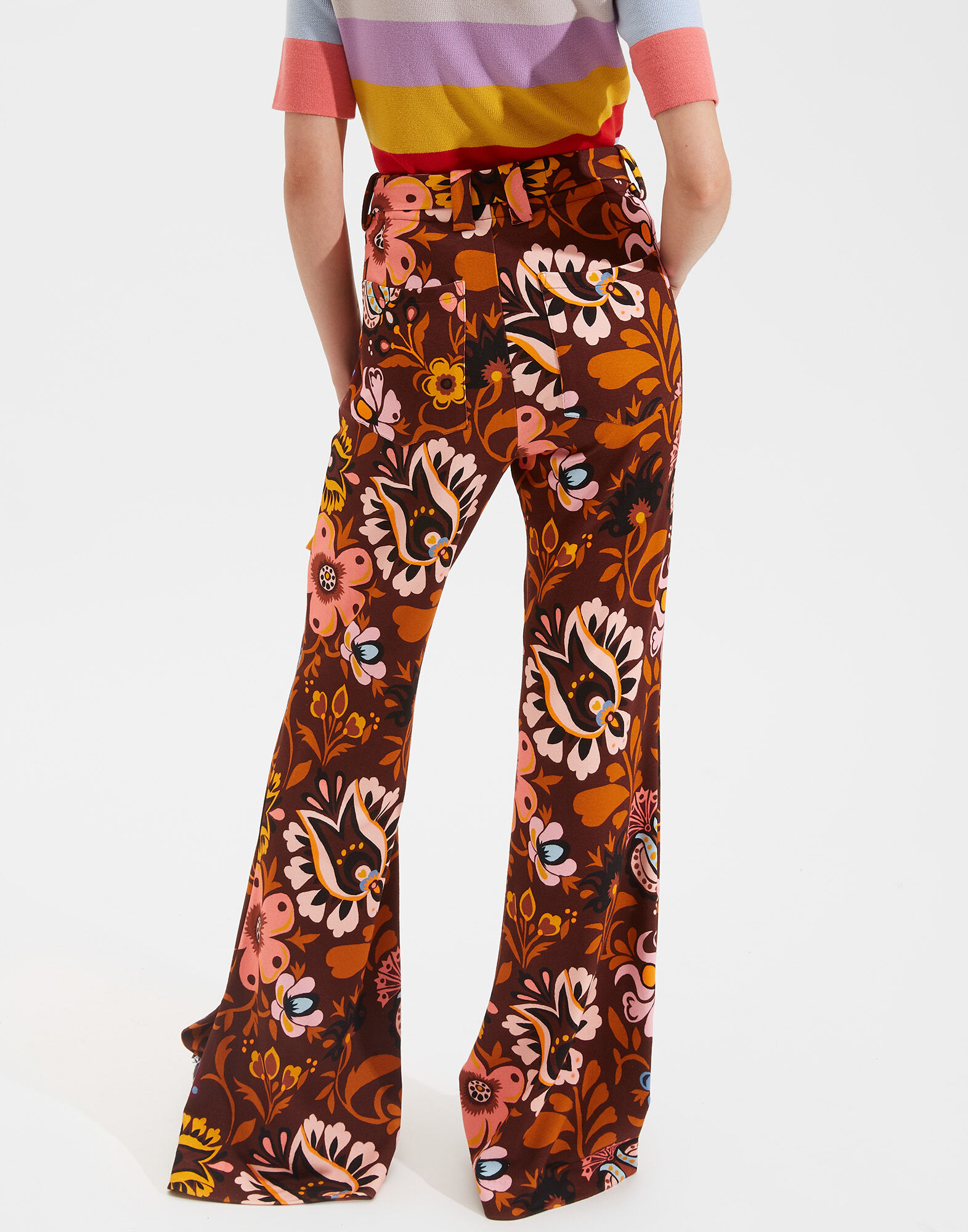 LaDoubleJ Slit Pants Selva TRO0015JER007SEL0001