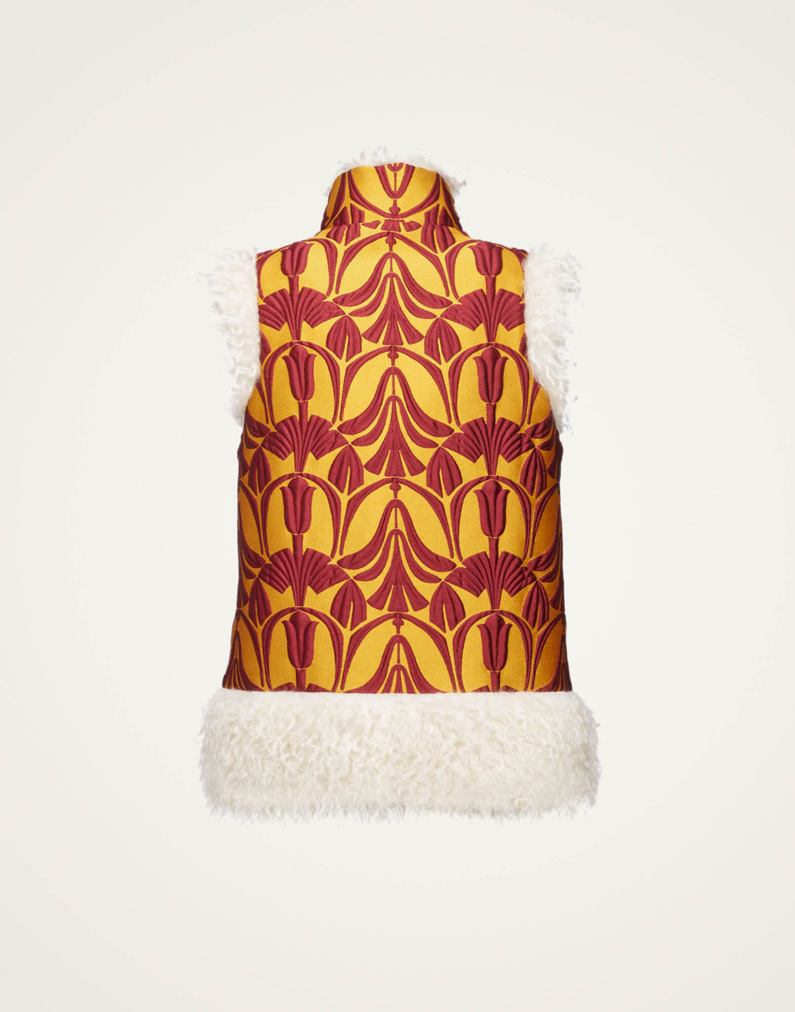 La DoubleJ Sleeveless Folk Jacket Papyrus Gold JAC0046JCQ052PAY02YE05