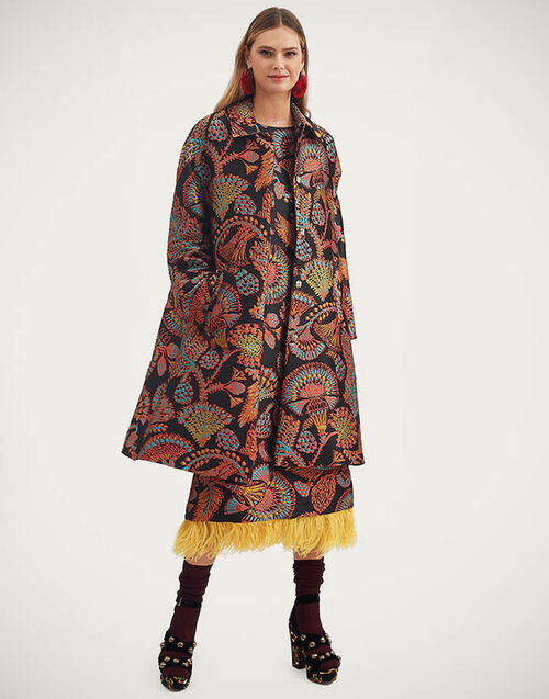 La DoubleJ Boxy Coat Sicomore Black JAC0014JCQ053SIC02BL01