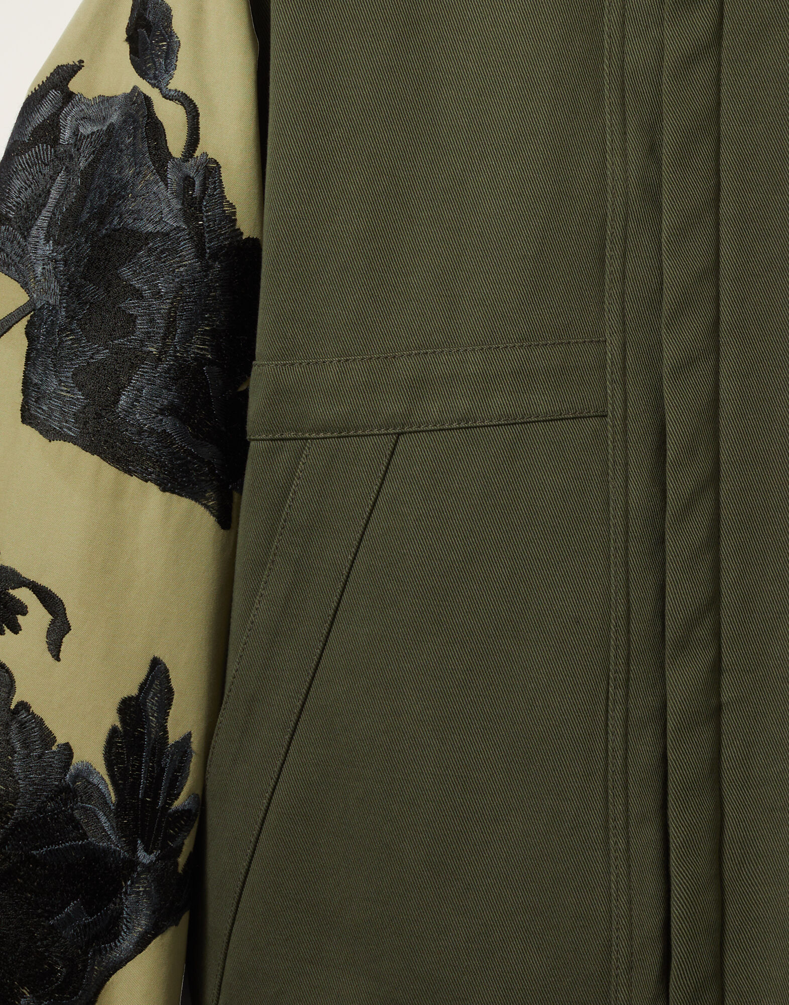 La DoubleJ Janis Puffer Solid Camouflage Green JAC0123COT065SOLIDGR08