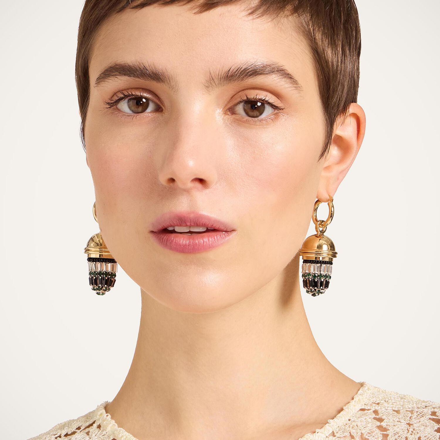 La Double J Lantern Earrings