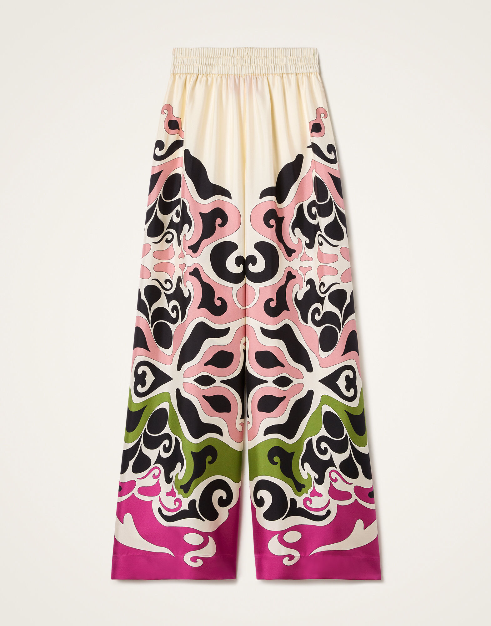 La DoubleJ Palazzo Pants Phoenix Plac&eacute;e Pink TRO0026SIL006PHO01PI01