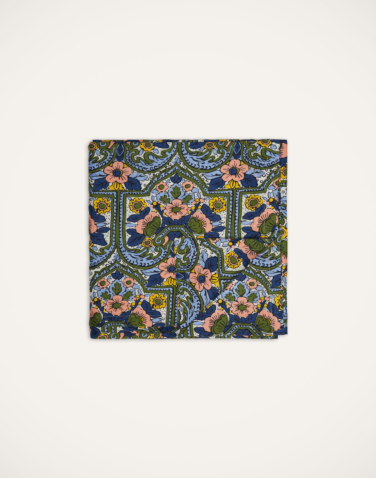 La DoubleJ Medium Tablecloth Corte Blu TBC0002LIN001CRT0004