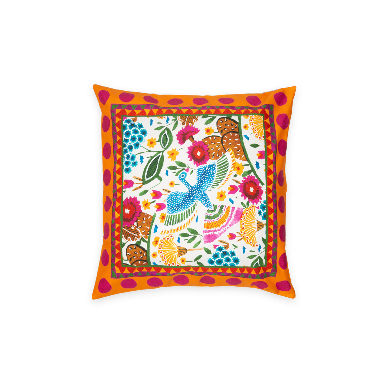 La DoubleJ Cushion Cover Colombo Bianco/Mexico CUS0001COT011COL0005