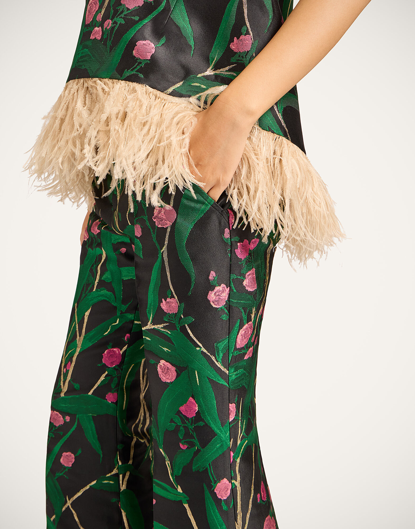 La DoubleJ Hendrix Pants Bamboo Black TRO0014JCQ119BMB02BL01