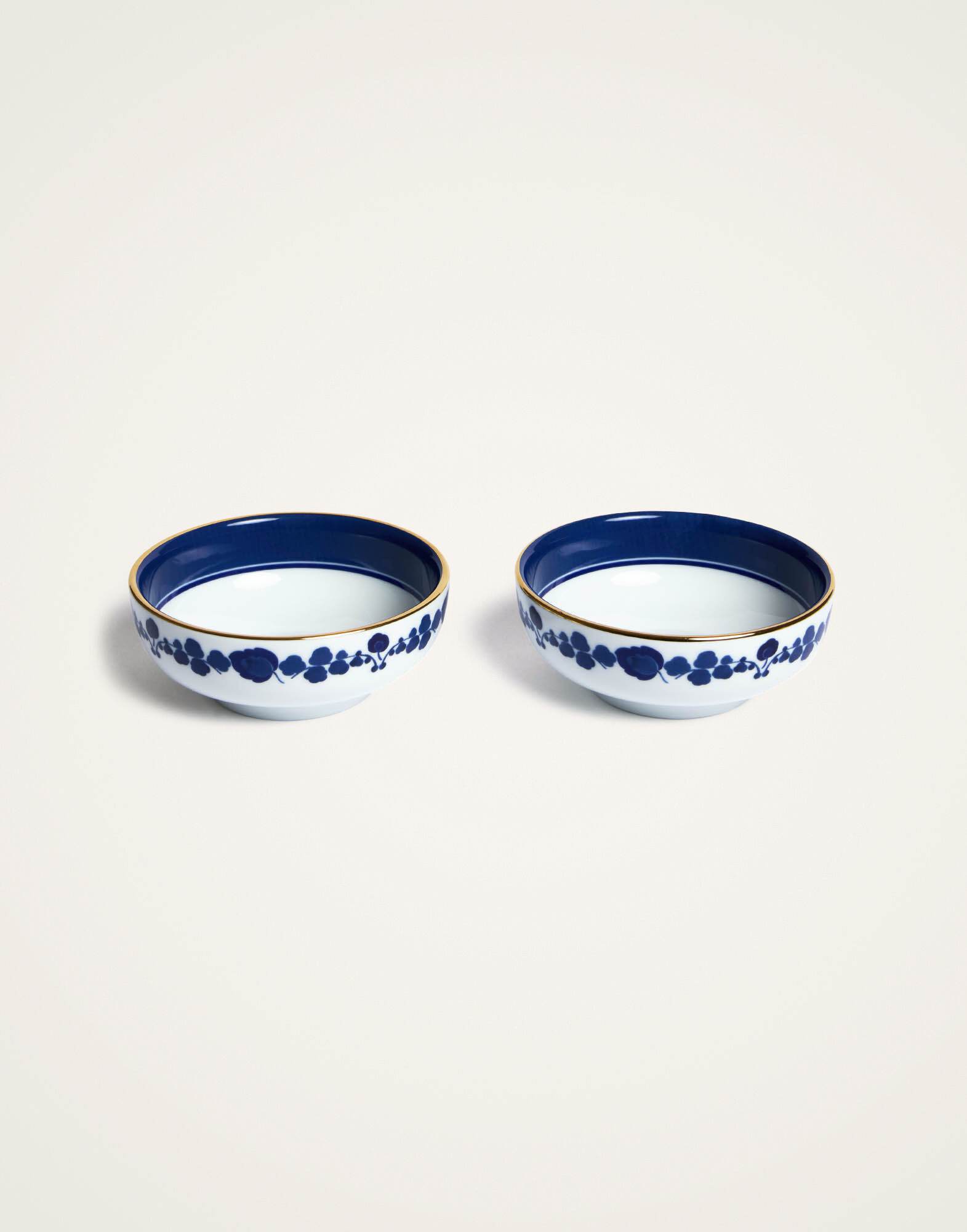 Snack Bowl Set Of 2 in Wildbird Blue - Homeware | La DoubleJ US
