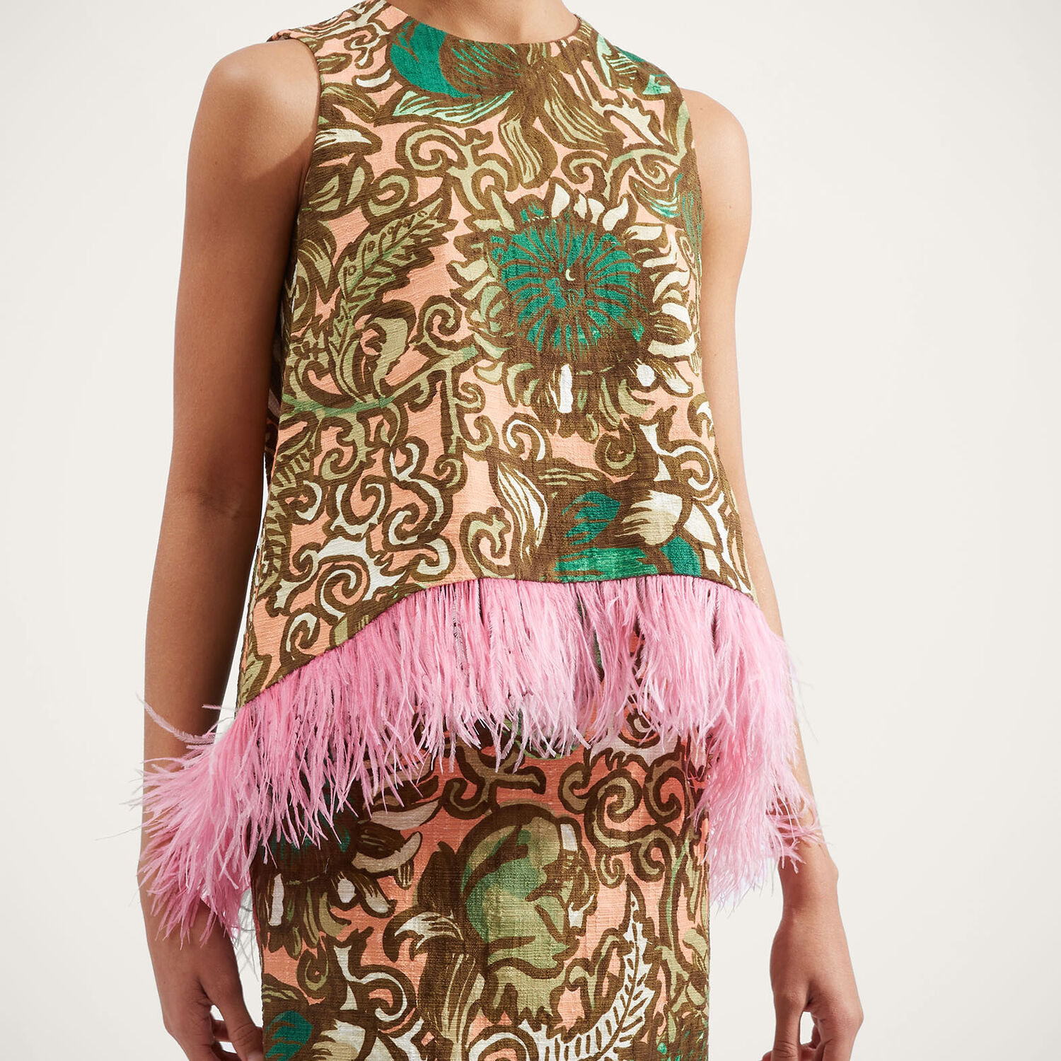 La Double J La Scala Top (With Feathers)