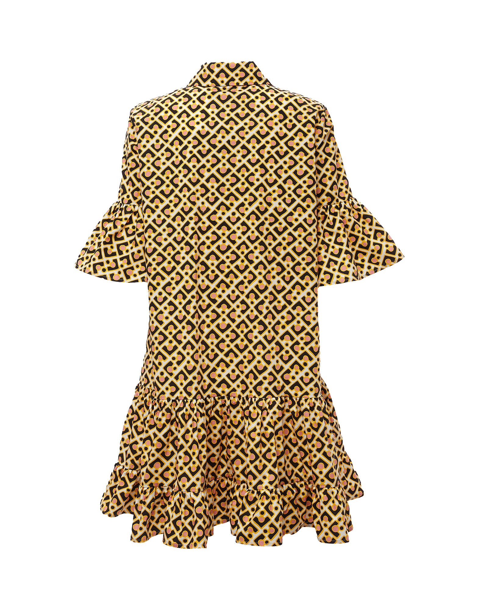 La DoubleJ Choux Dress Puzzle Rosa DRE0193COT001PUZ0002