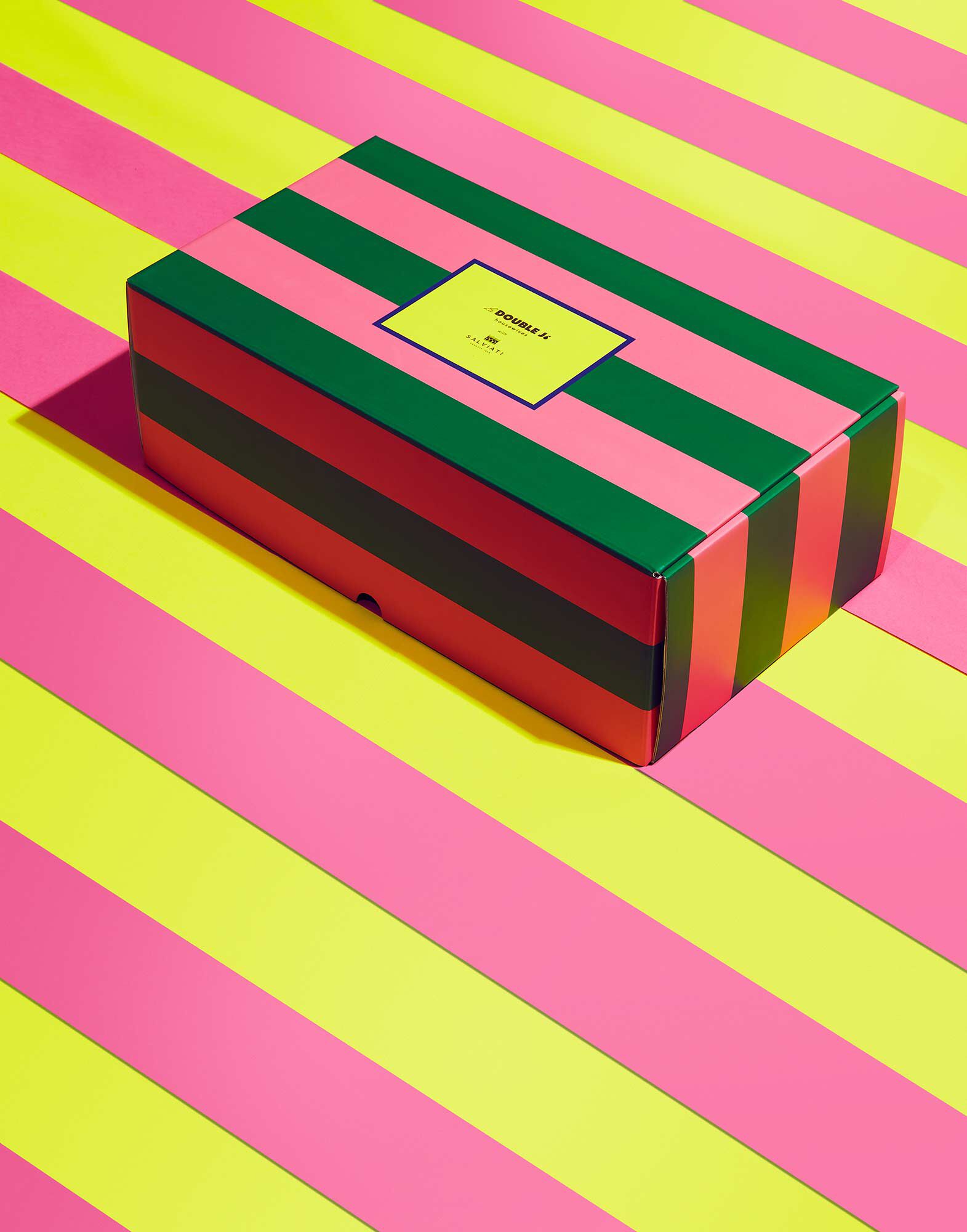 La DoubleJ Rainbow Glass Set of 4 Rainbow GLA0004MUR001ASS0001