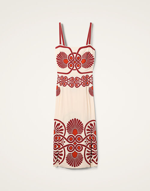 La DoubleJ Buy Me A Martini Dress Medallion Plac&eacute;e Cream DRE0673VIS011MED01WH03