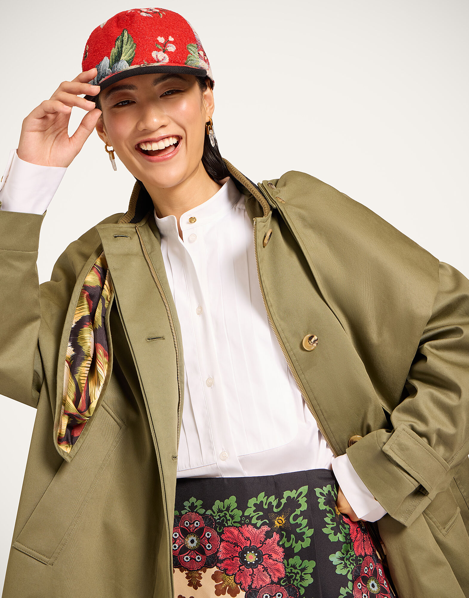 La DoubleJ Babeball Cap Honolulu Red HAT0023JCQ117HON01RE01