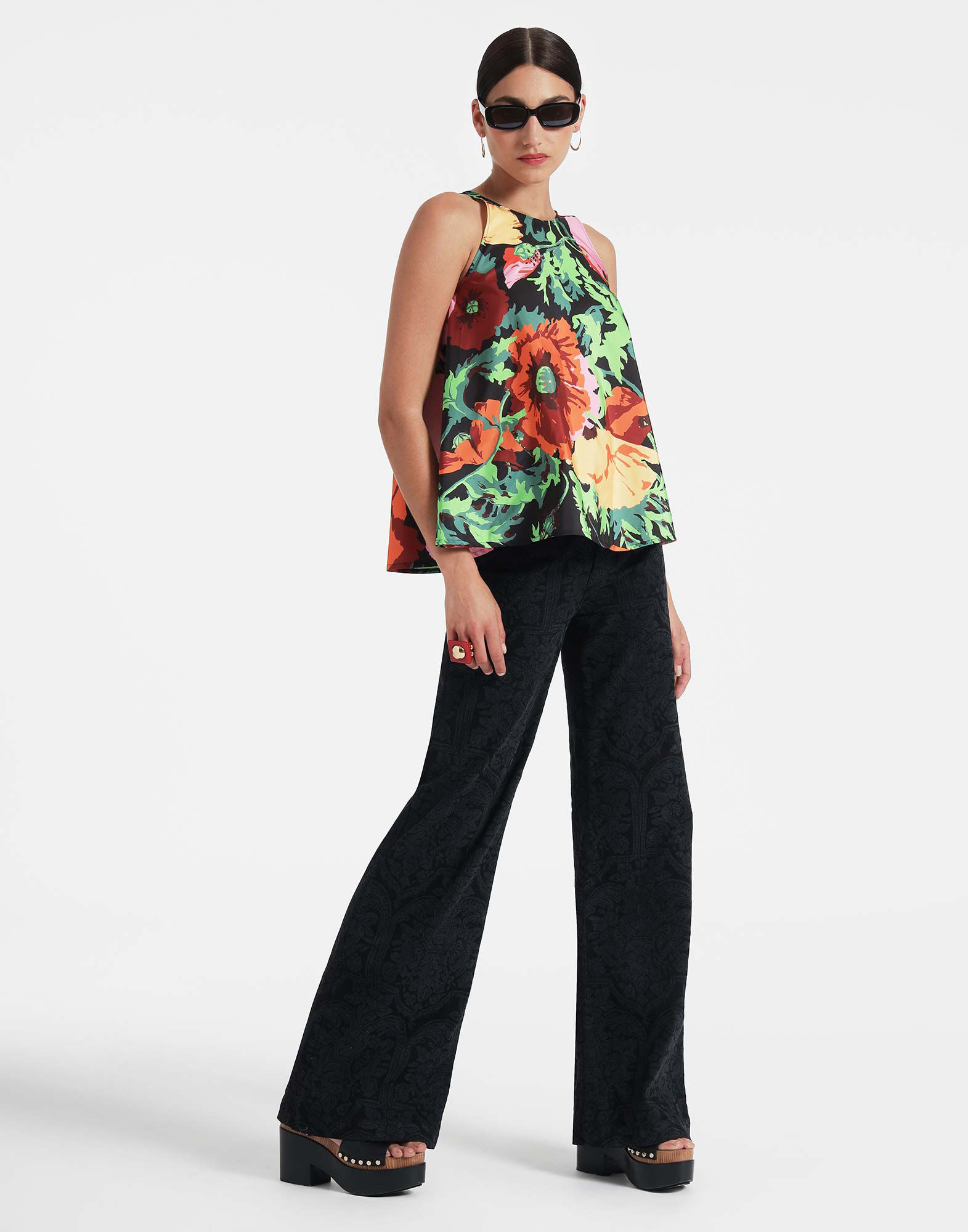 La DoubleJ La Fenice Top Wonderland Black TOP0111FAI004WON01BL01