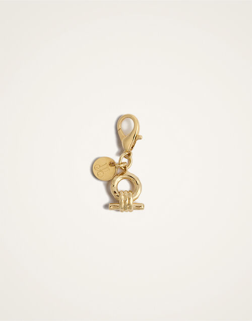 La DoubleJ Shen Loop Charm 24k Gold Plate CHM0014BRA003SOLIDYE05