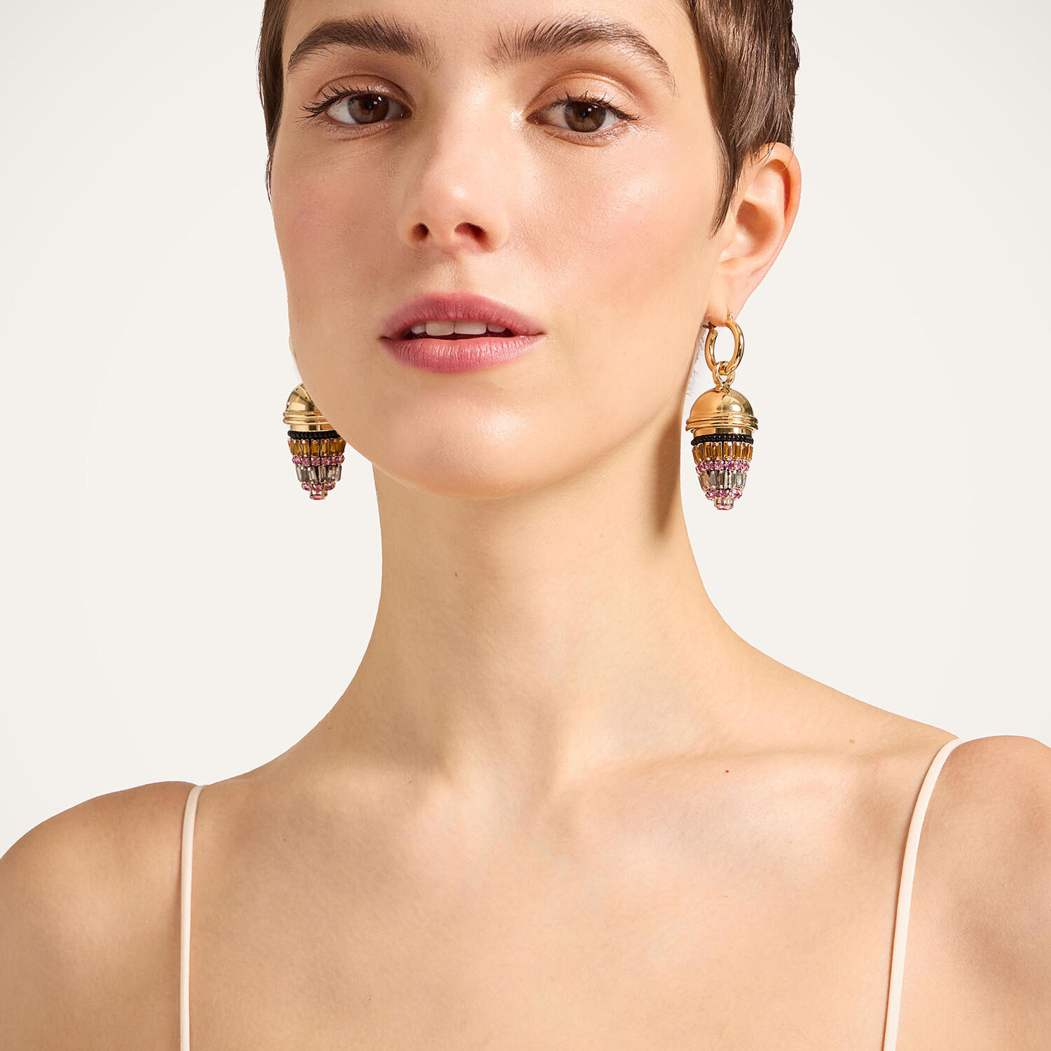 La Double J Lantern Earrings