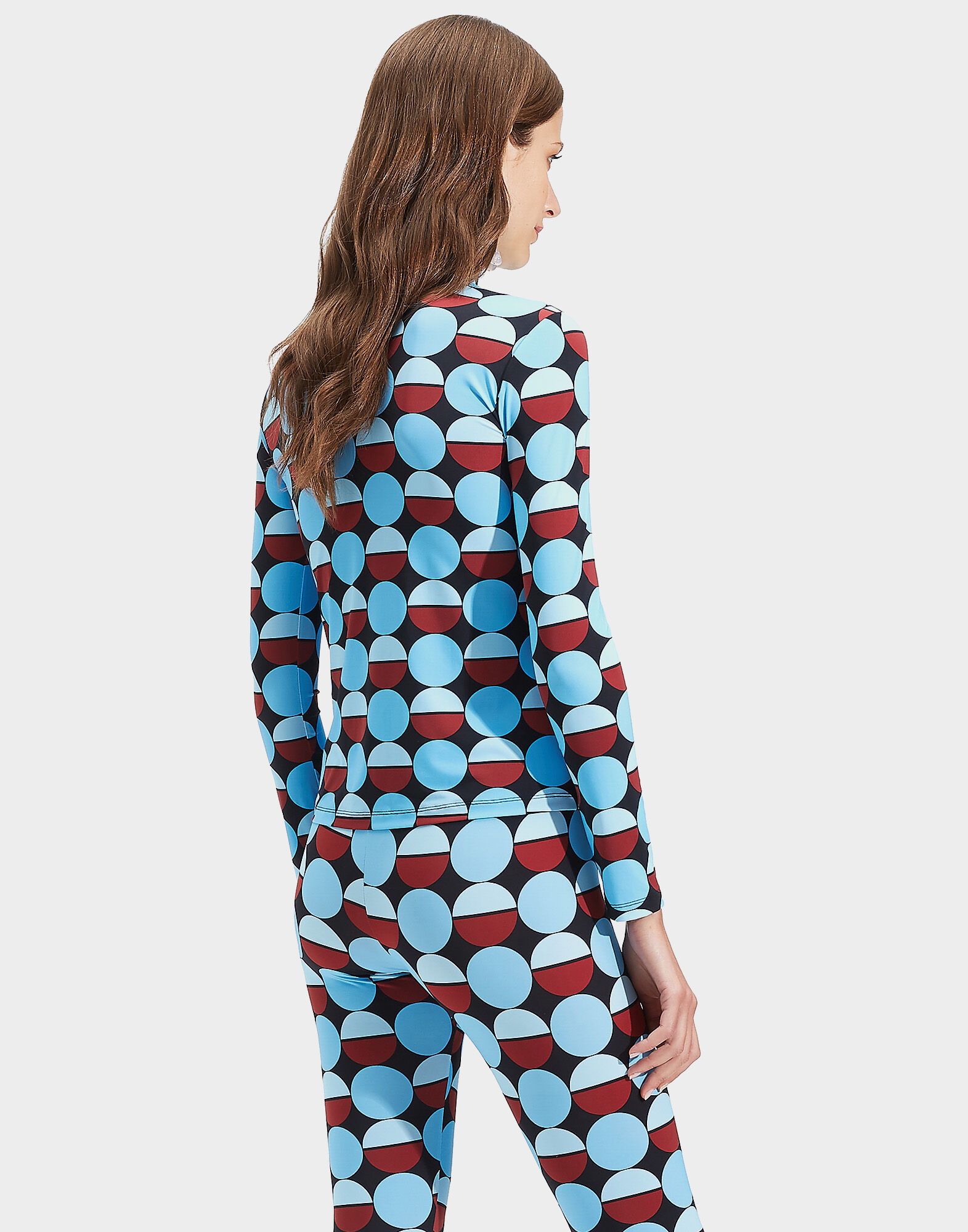 La DoubleJ Turtleneck Sfere Azzurro SHI0030JER005SFE0003