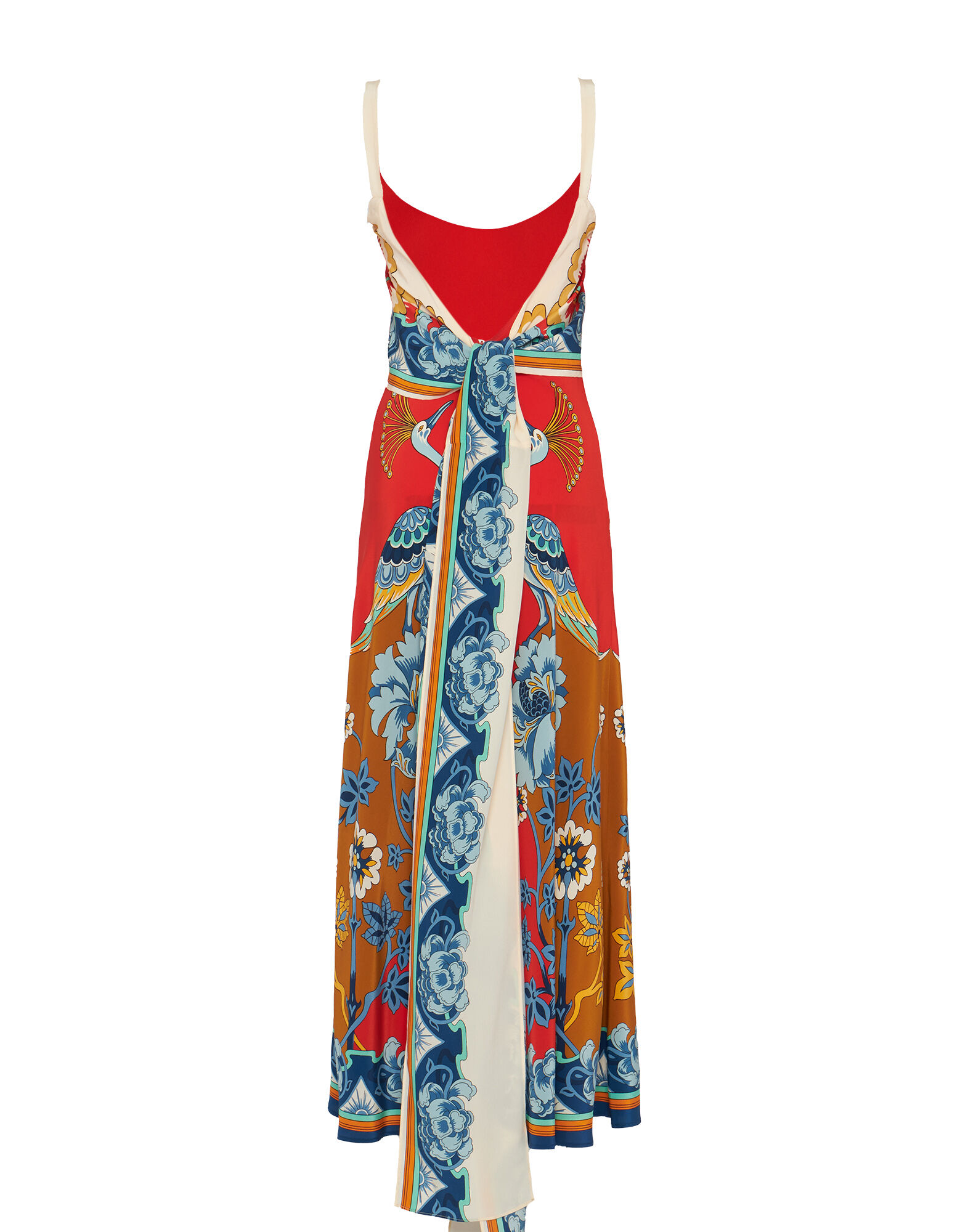 La DoubleJ Slip-Around Dress Taormina Plac&eacute;e Rust DRE0562CRE002LRT01OR04