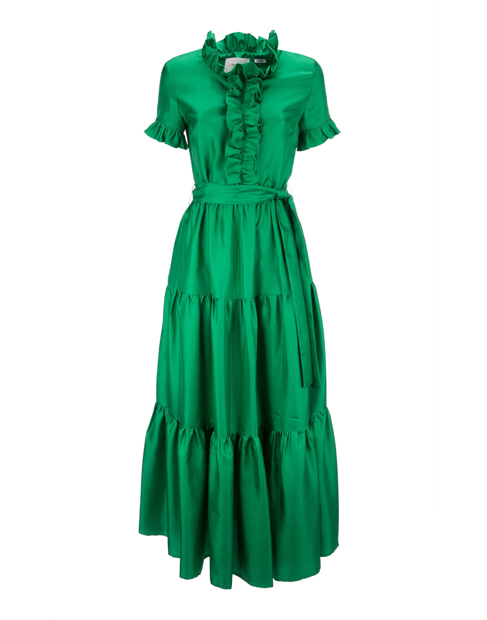 La DoubleJ Long & Sassy Dress Solid Green DRE0017SIL001GRE0002