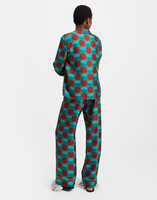 La DoubleJ Silk Pajama Sfere Grandi Verde PJM0001SIL001SFE0015