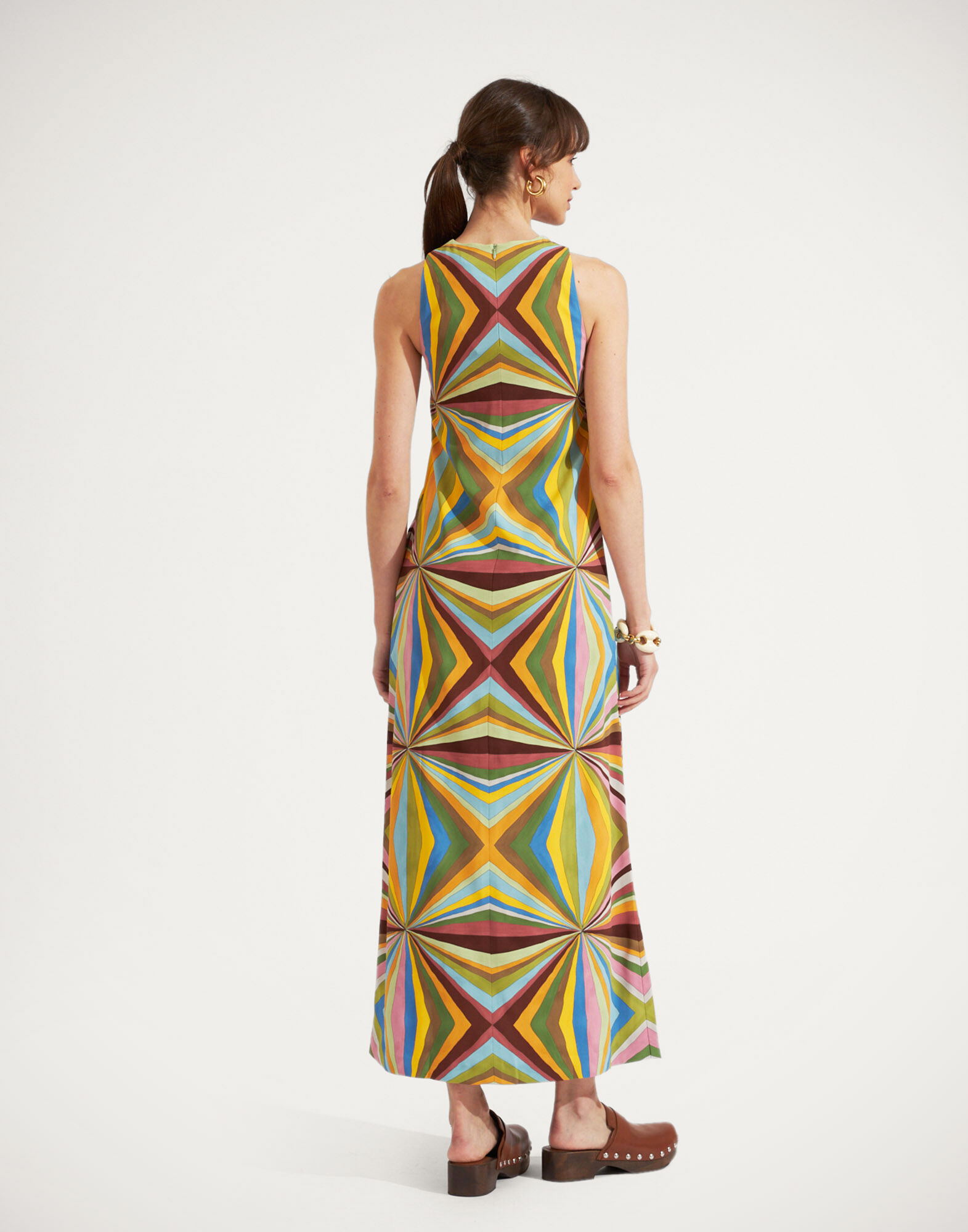 La DoubleJ Racer Dress Rainbow Plac&eacute;e DRE0344VIS011RNB01MU01