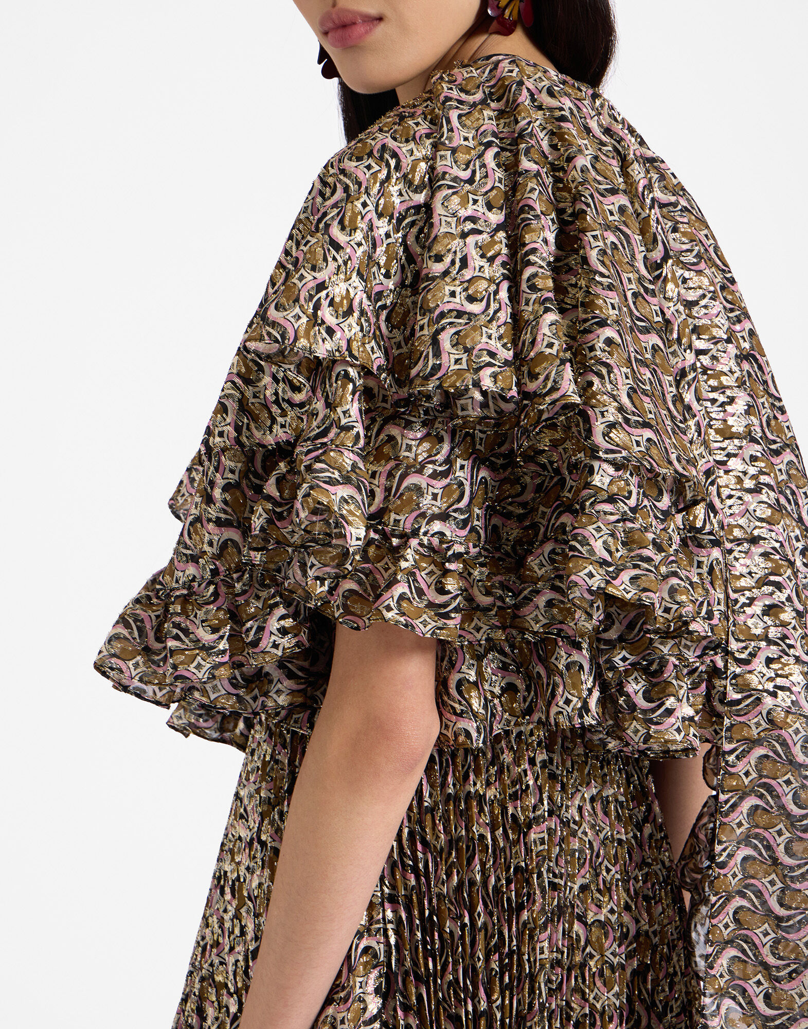 La DoubleJ Ball Drop Mini Cape Jive Pink SCA0056FCP006JIV01PI01