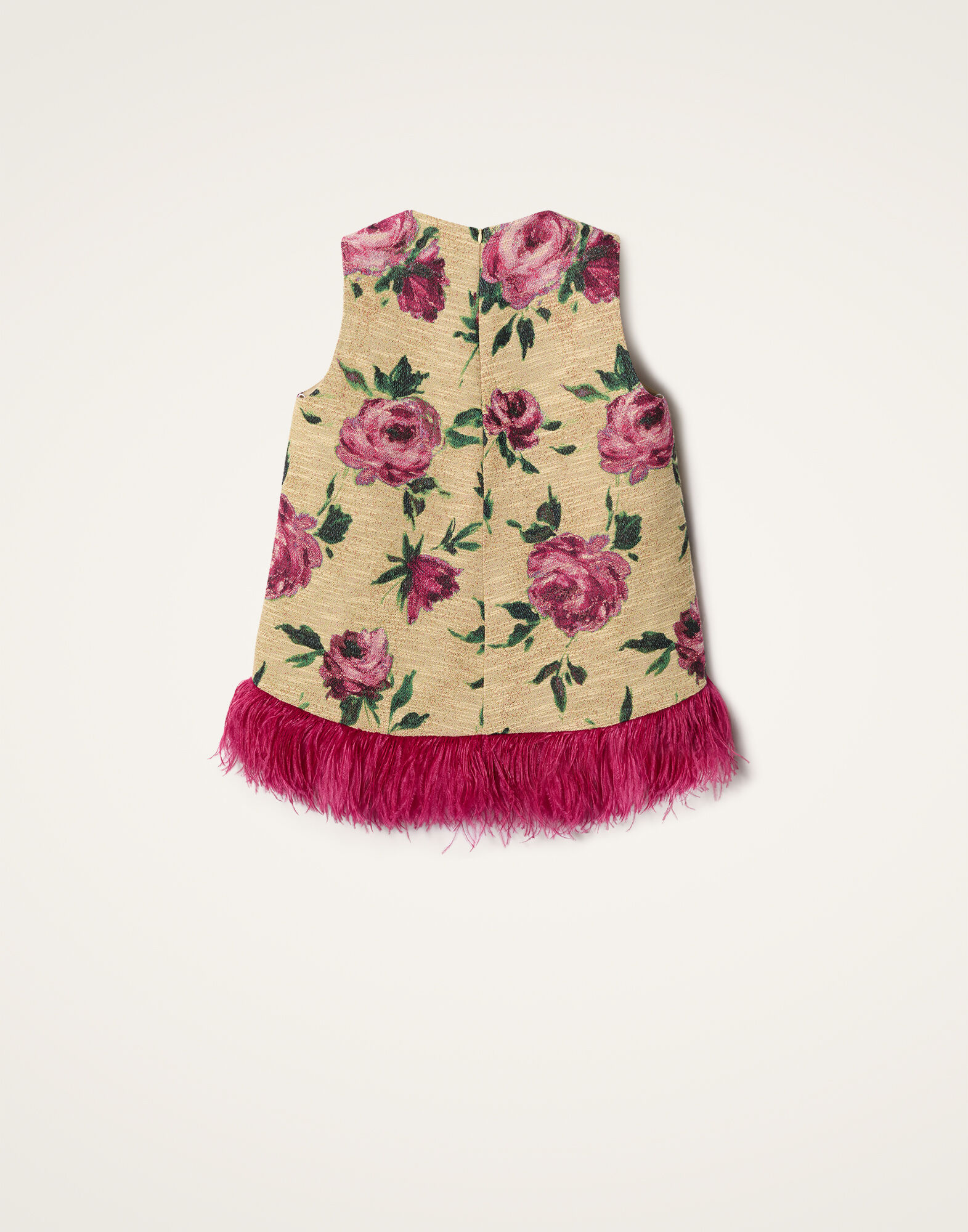 La DoubleJ La Scala Top Roses Light Beige TOP0013COT069ROS06BR01