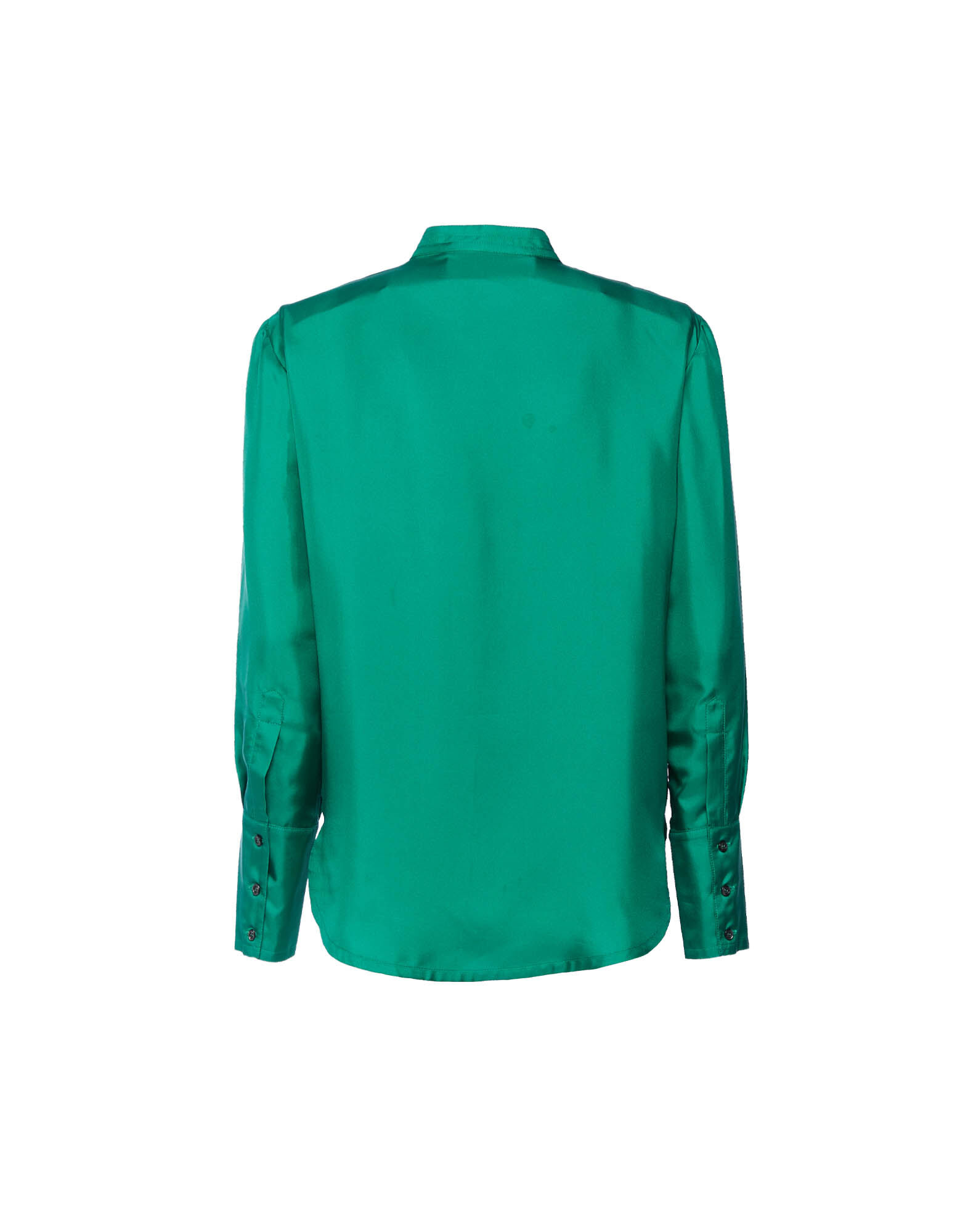 La DoubleJ Portofino Shirt Solid Green SHI0046SIL001GRE0013