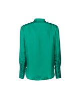 La DoubleJ Portofino Shirt Solid Green SHI0046SIL001GRE0013
