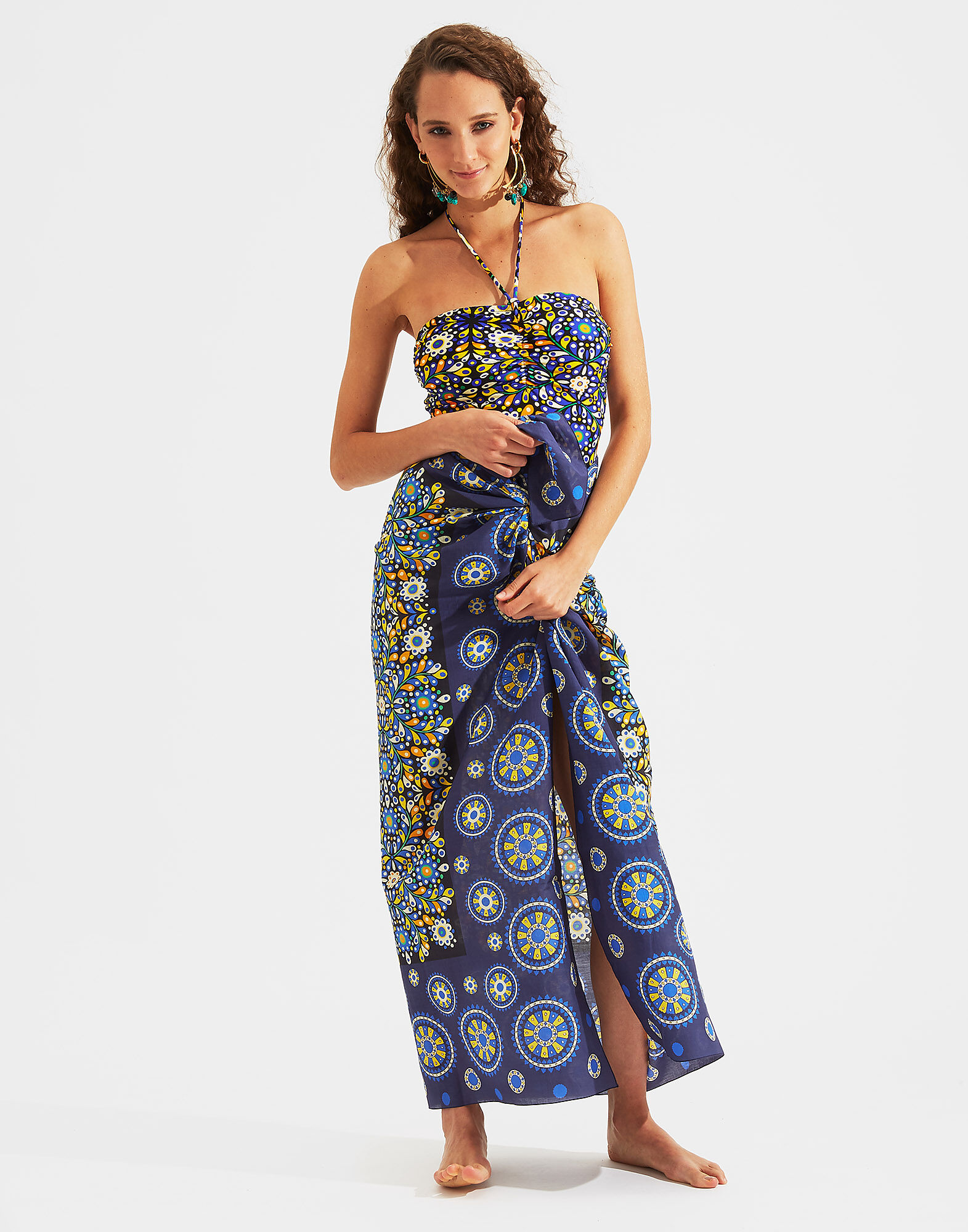 La DoubleJ Scarf Confetti Blu SCA0006COS001CON0002