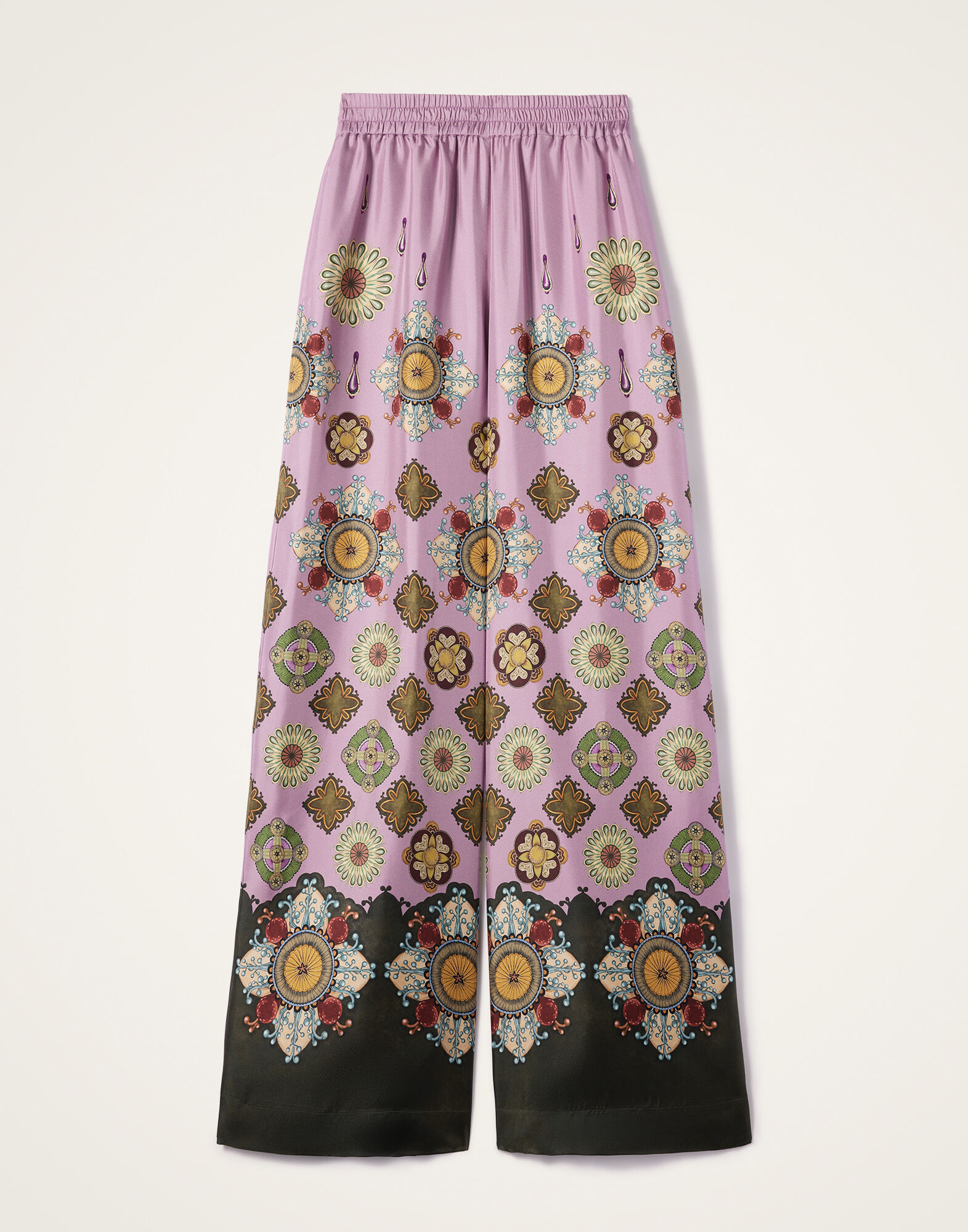 La DoubleJ Palazzo Pants Nucleus Plac&eacute;e Dusty Pink TRO0026SIL001NUC06PI10