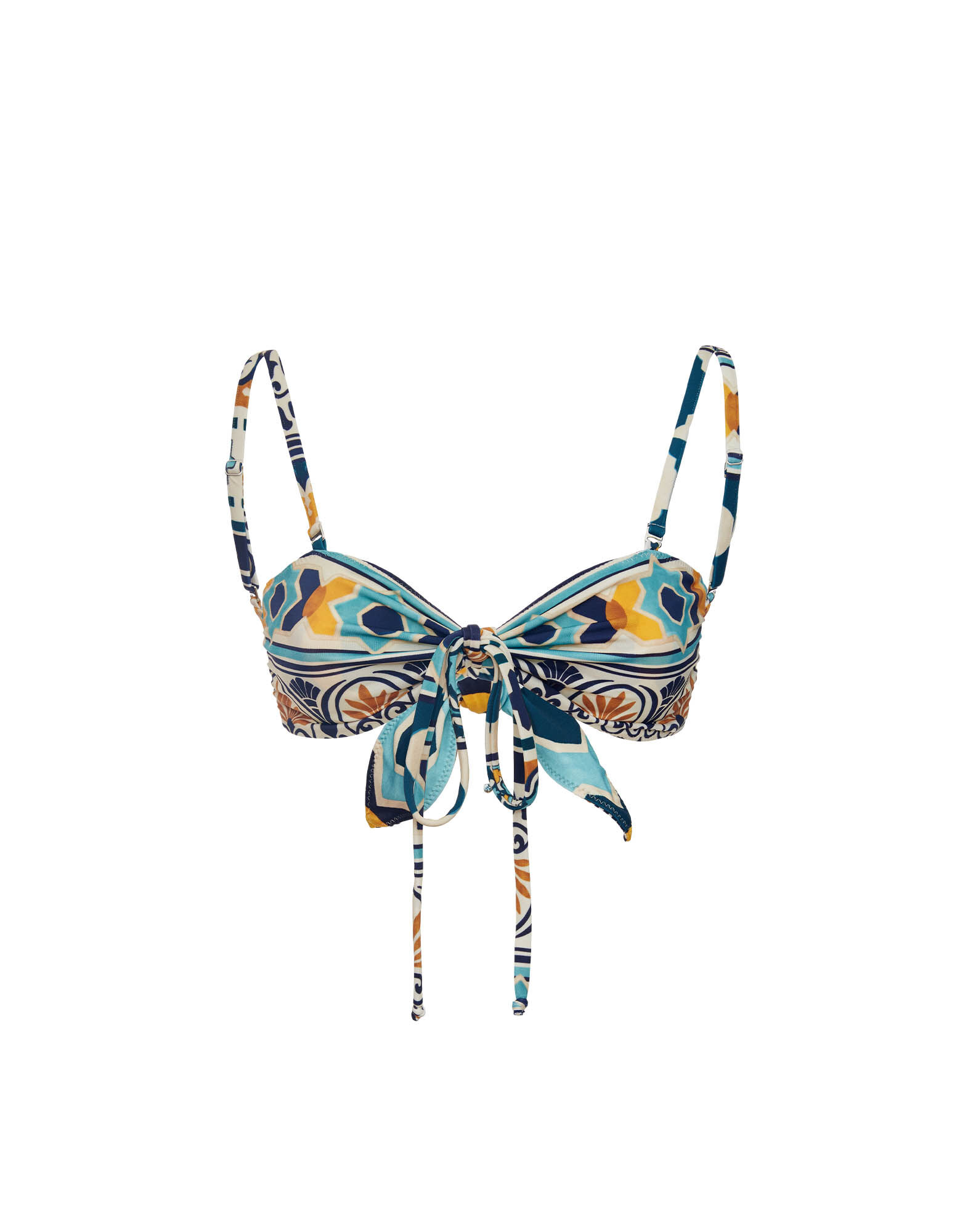 La DoubleJ 3-Way Bandeau Top Casareale Small Plac&egrave;e Cream SWI0021LYC001REA02WH03