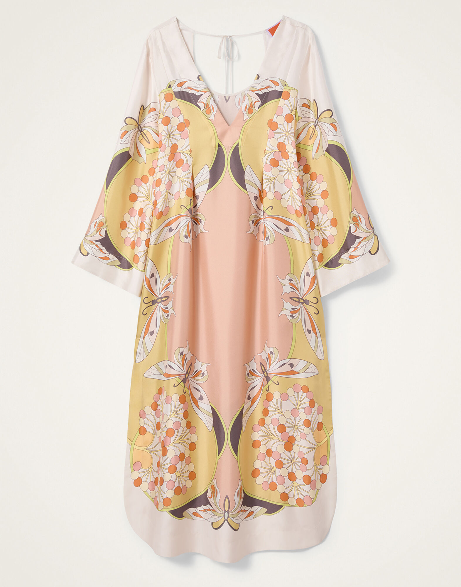 La DoubleJ Twin Flame Dress Florette Plac&eacute;e Pale Pink DRE1022SIL029FLO08PI02