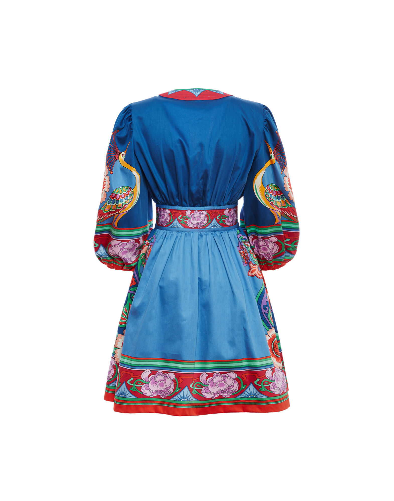 La DoubleJ Margherita Dress Taormina Plac&eacute;e Navy DRE0493COT044LRT01BU06