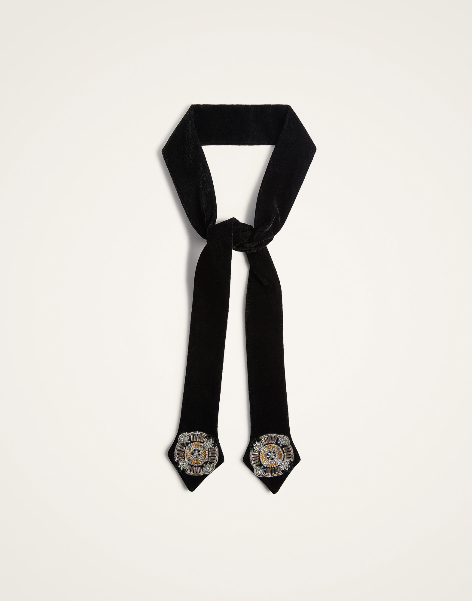 La DoubleJ Ella 2-Ways Stole Nucleus Black HEB0024VEL015NUC05BL01