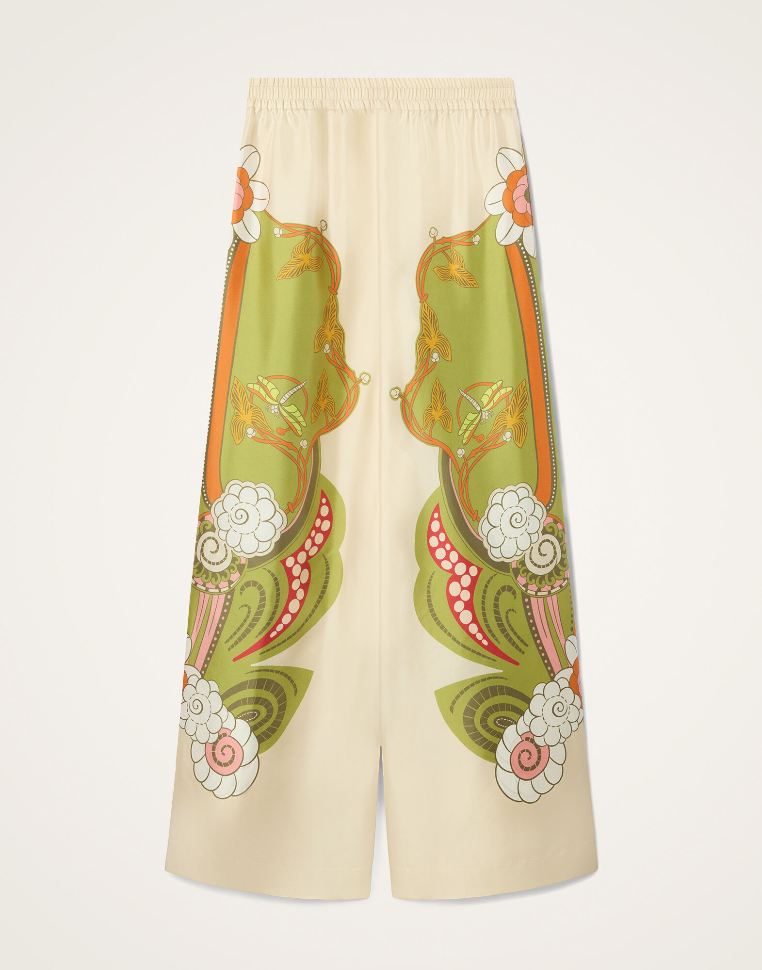 La DoubleJ Palazzo Pants Ambrosia Plac&eacute;e Ivory TRO0026SIL001AMB03WH04