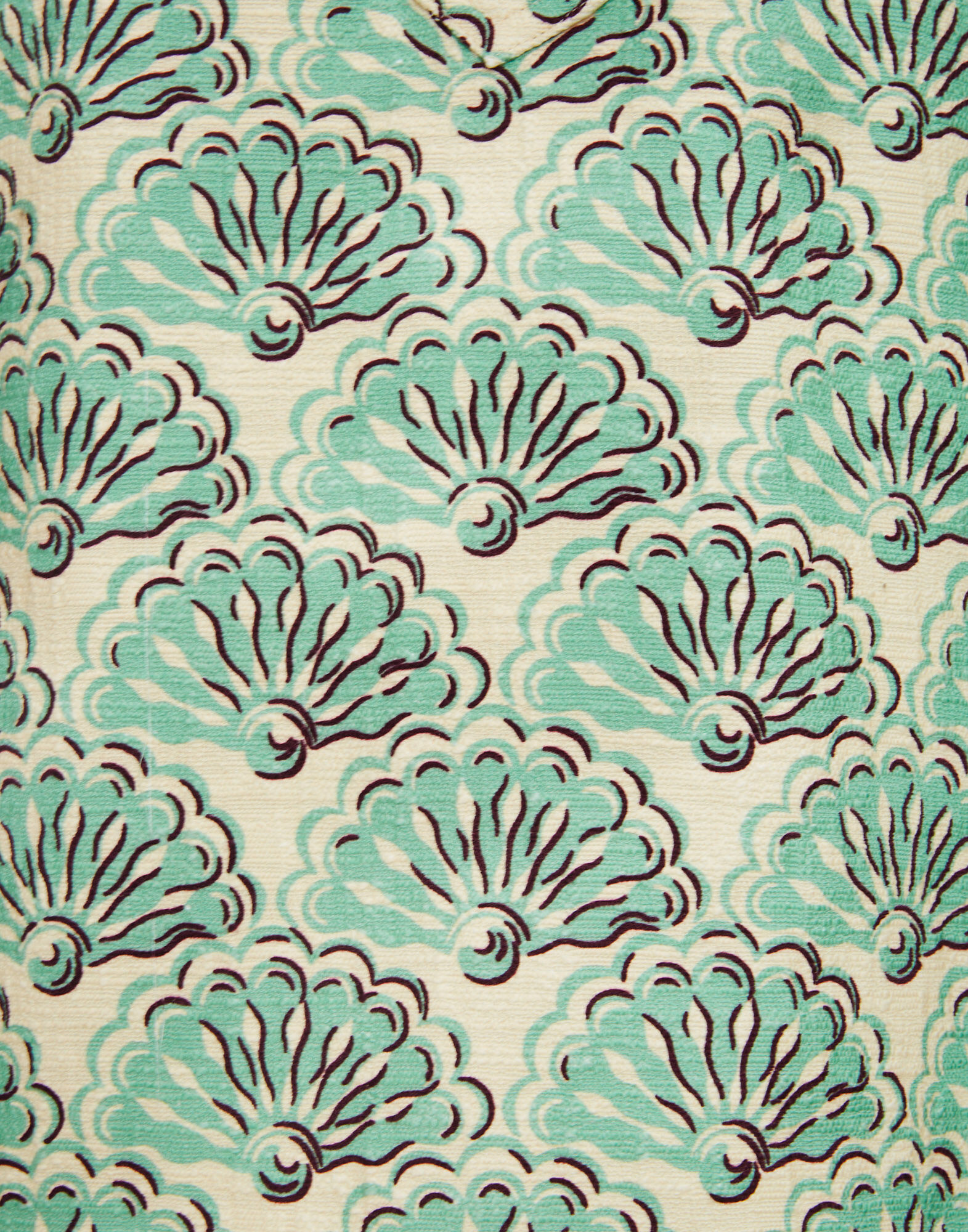 La DoubleJ Short Artemis Dress Fans Mint DRE0180COT005FAN01GR11