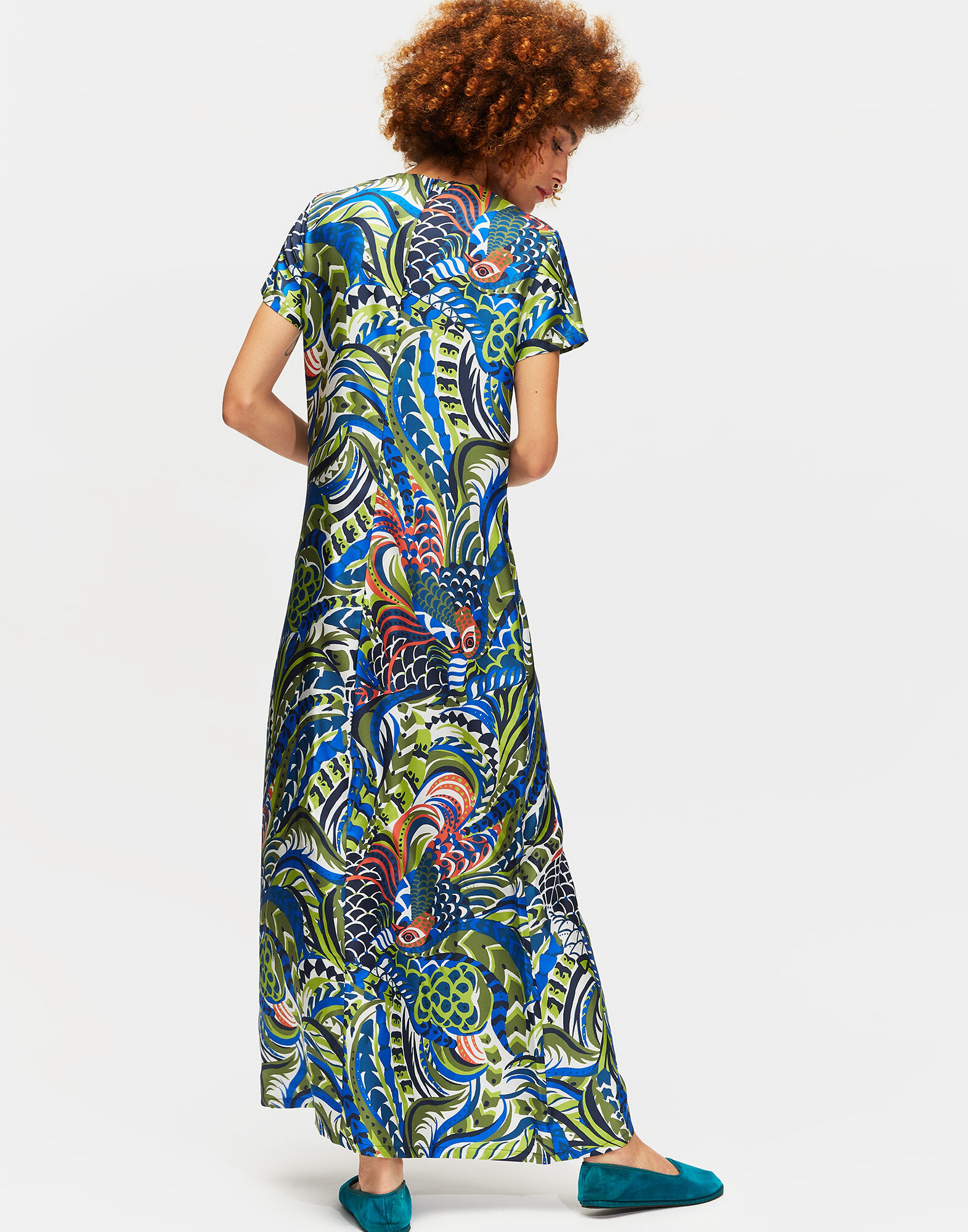 La DoubleJ Swing Dress Fenice DRE0001SIL001FEN0001