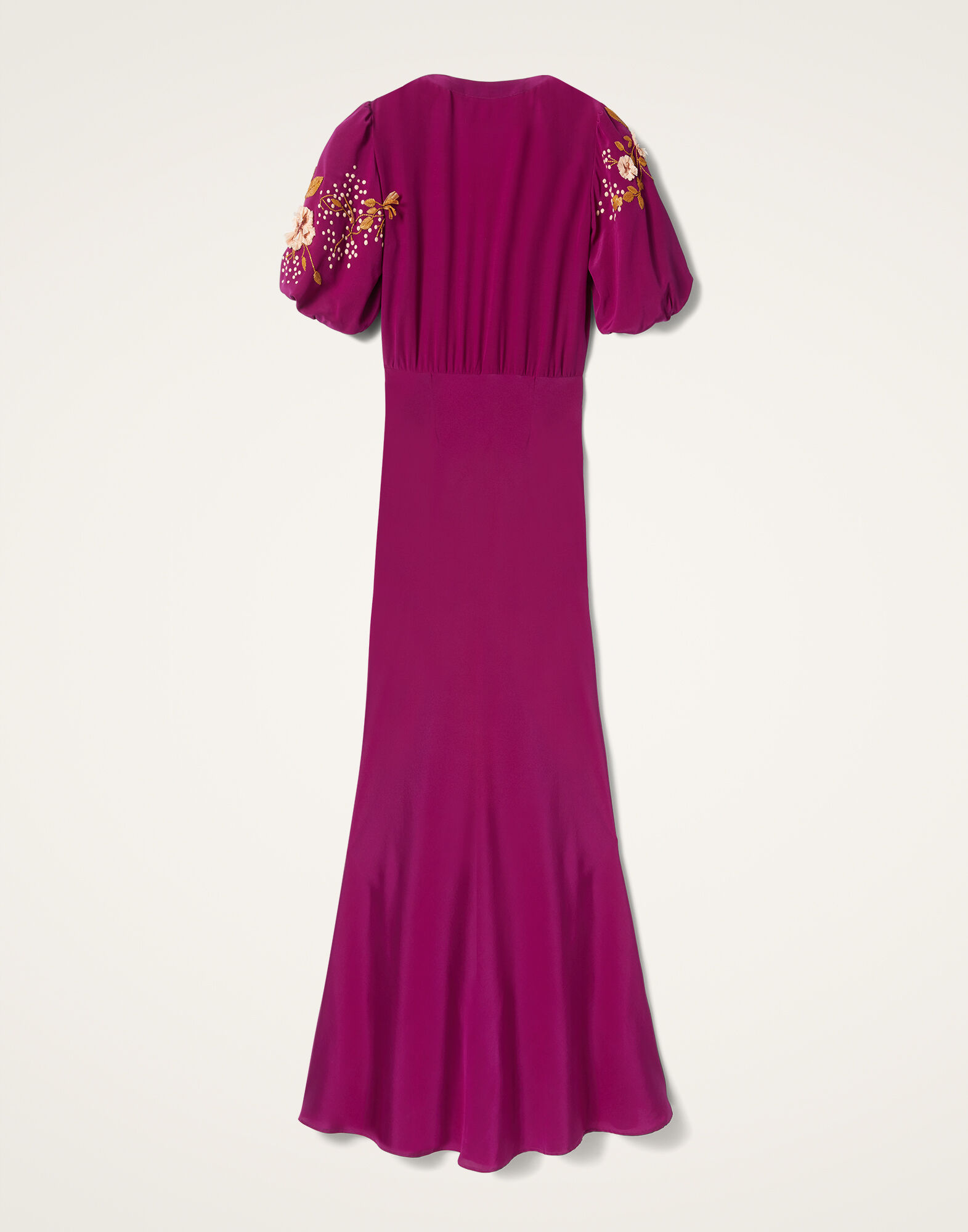 La DoubleJ Marlene Dress Solid Purple DRE0891CRE001SOLIDPU01