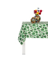 La DoubleJ Medium Tablecloth &#40;180x280&#41; Wildbird Verde TBC0002LIN001CER0006
