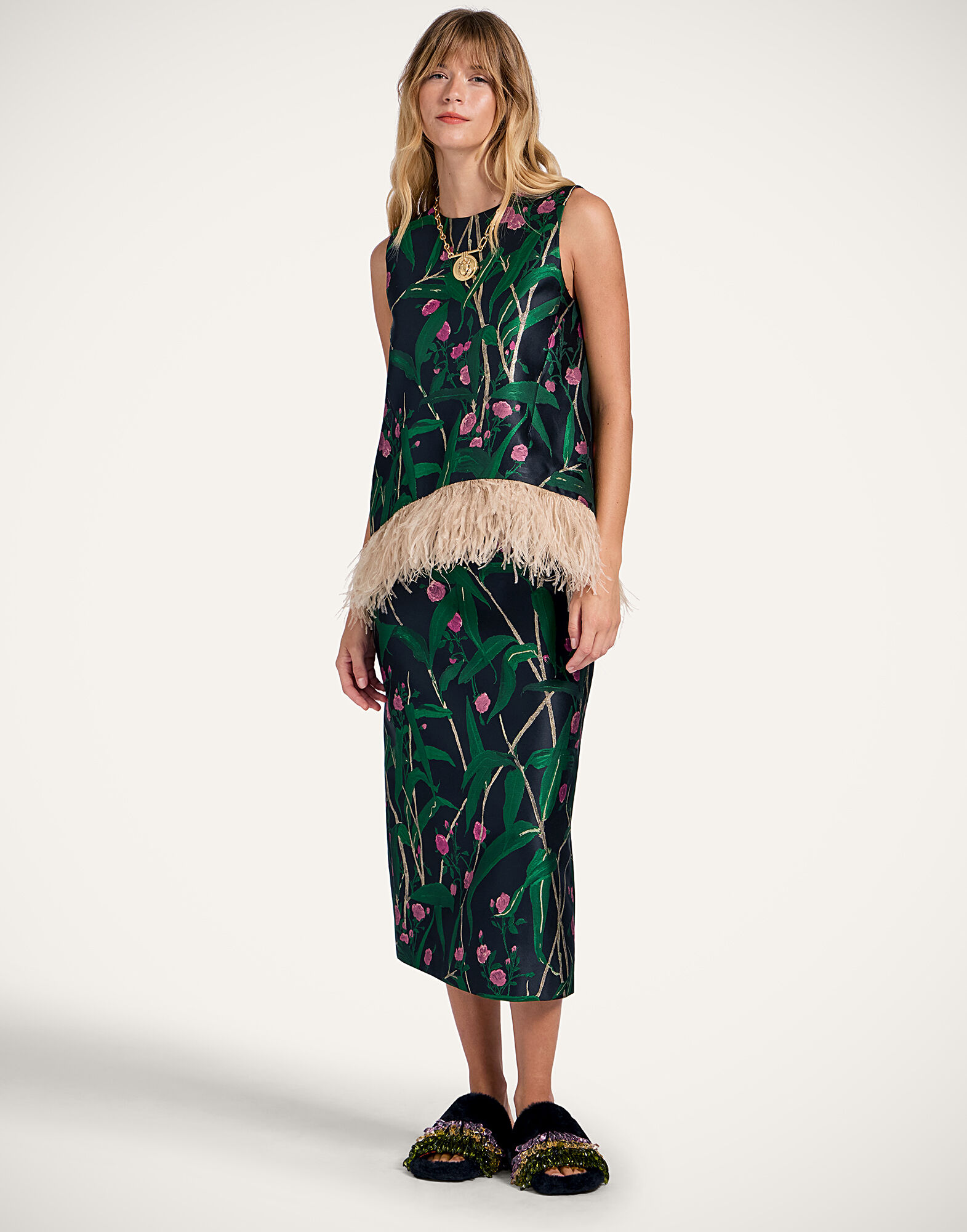 La DoubleJ Pencil Skirt Bamboo Black SKI0011JCQ119BMB02BL01