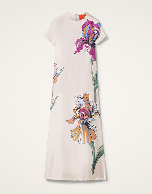 La DoubleJ Swing Dress Iris Placée Ivory DRE0128SIL006IRS07WH04