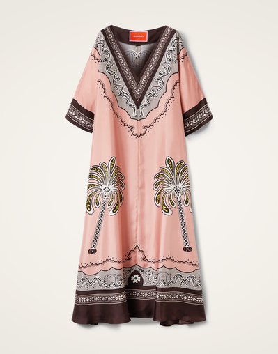 cute muumuu dress Women's Leopard Print Mumu Dress with Pockets Short Sleeve Swim Cover Up African Inspired Caftan with Matching Bag red Batwing Sleeve Kaftan Dress with Pockets Long Beach Dress (LS-8768-0) at Amazon Women's