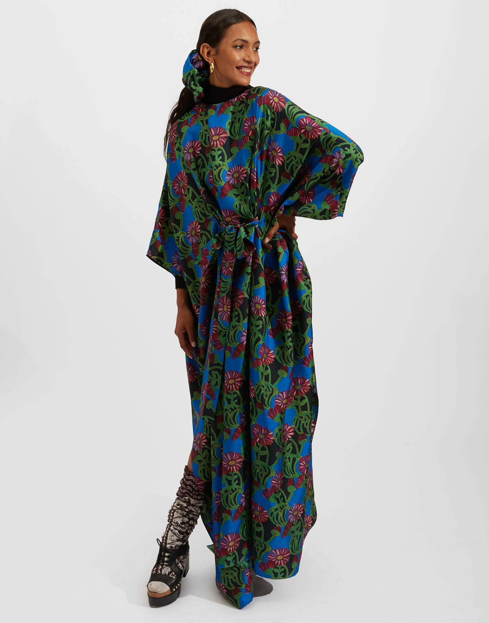 La DoubleJ Square Kaftan Gerber DRE0369SIL001GER0001