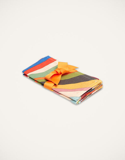 La DoubleJ Large Napkins Set Of 2 Rainbow Rays NAP0006LIN001RAI0037