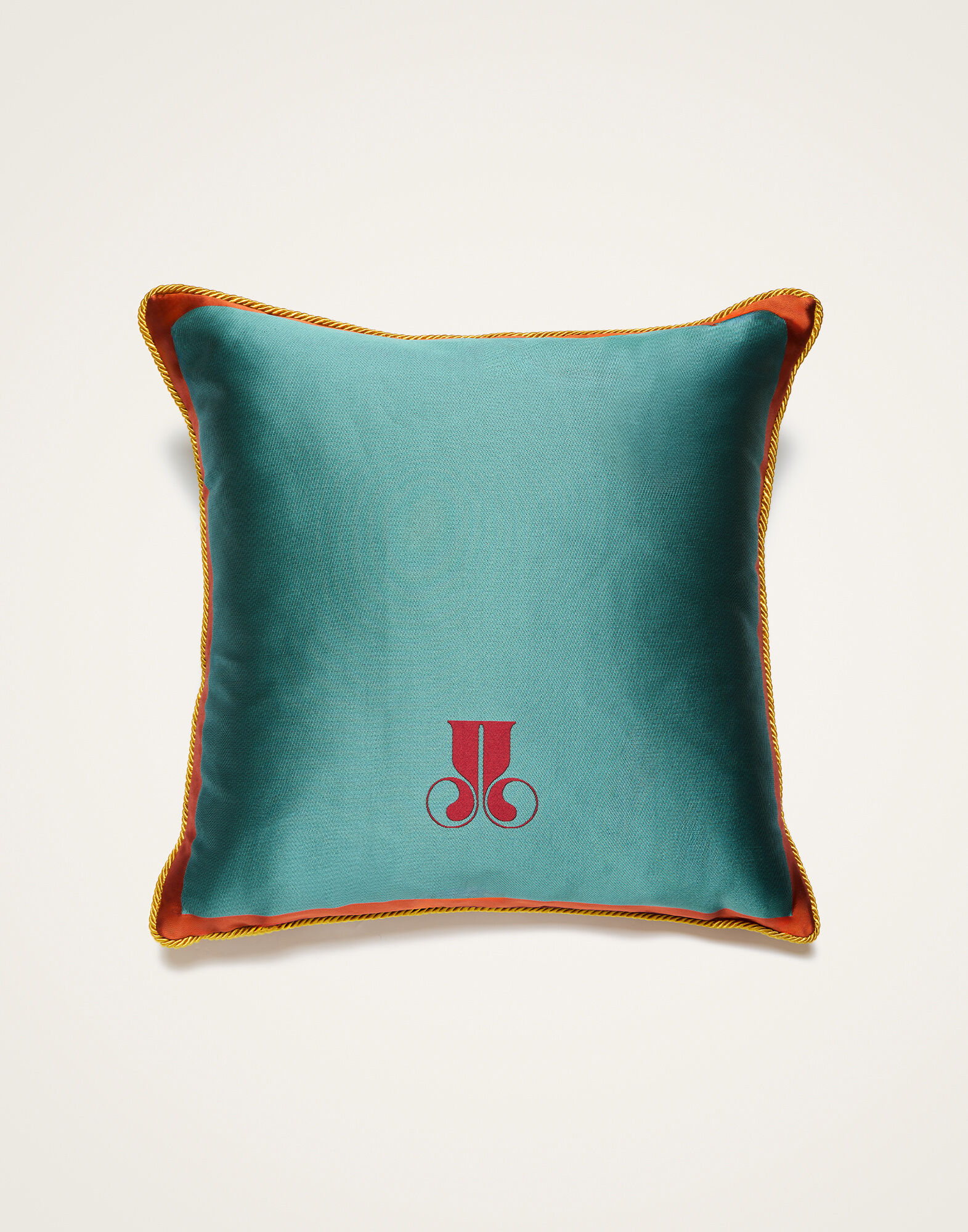 La DoubleJ Cushion Birdbloom Sky Blue CUS0031JCQ122BIB02BU10