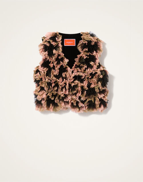 La DoubleJ Lou Vest Multicolor Black JAC0179EMB145FLO04BR01